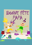 Petits artistes en f&ecirc;te pour Papa